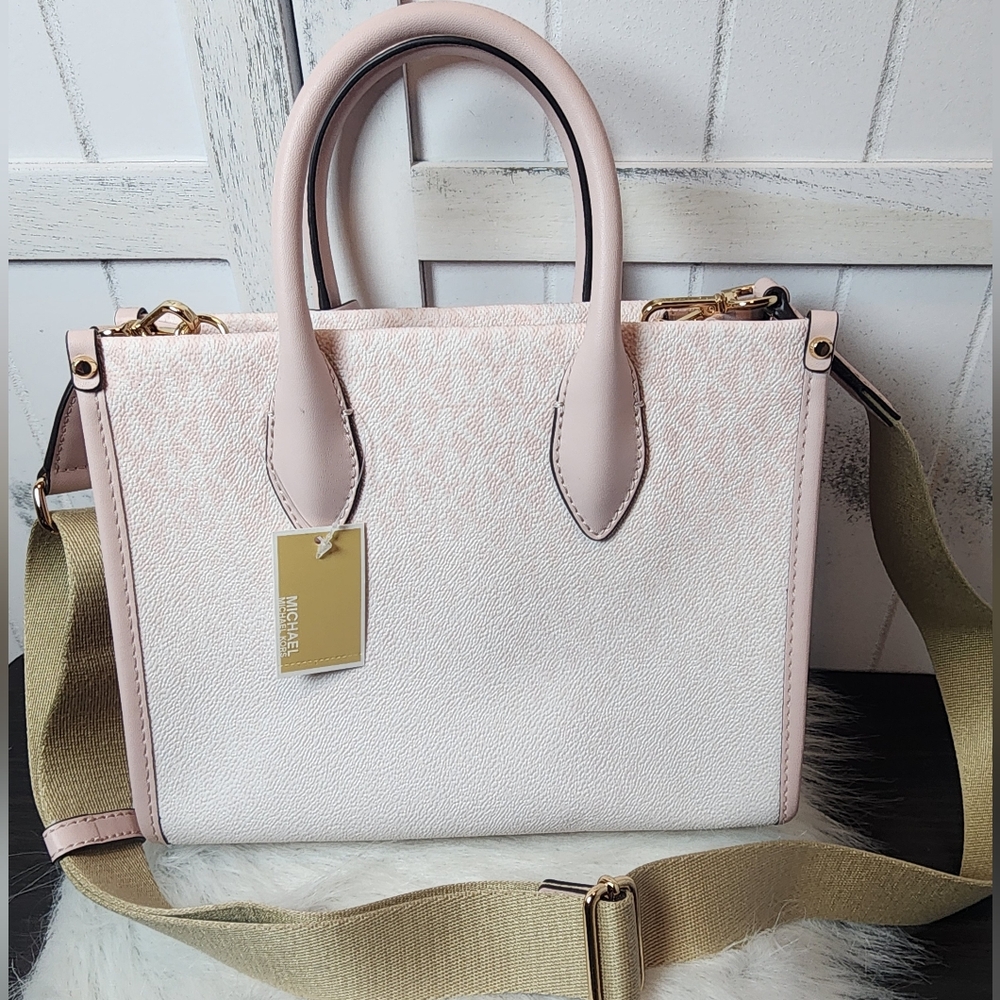 Michael Kors Small Ombre Signature Logo Crossbody Bag - Picture 4 of 11